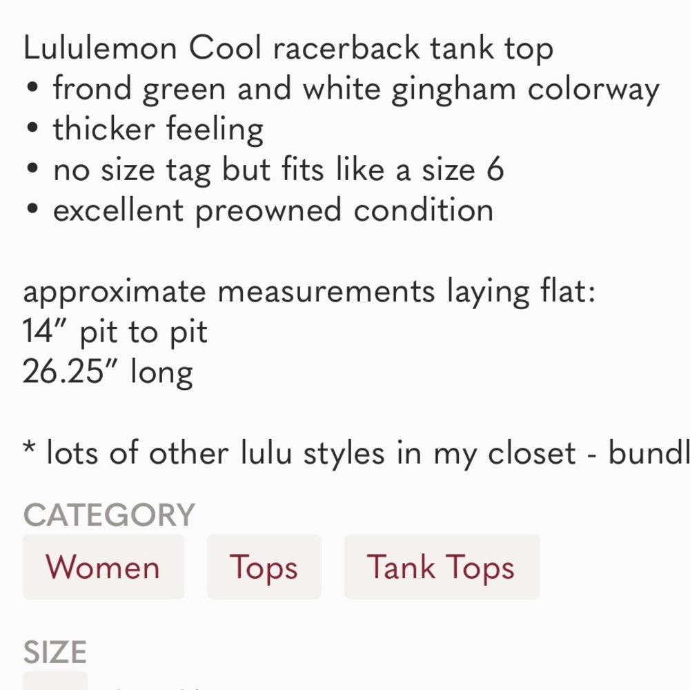 Lululemon Cool Racerback Tank Top - Picture 5 of 5